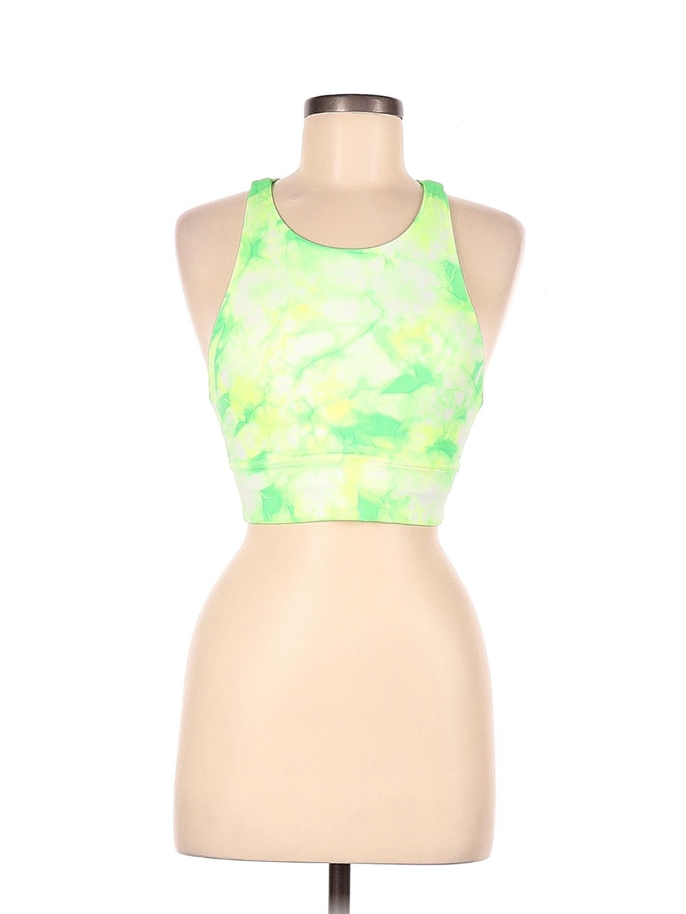 Longline High Neck Energy Bra Tie Dye